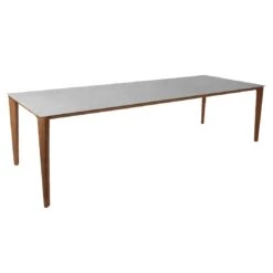 Cane-Line Aspect Gartentisch 280x100 Cm Teak/Keramik Natur/Concrete Grey