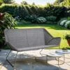 Cane-Line Breeze Gartensofa 154 Cm Stahl/Geflecht Light Grey -Gartenmöbelgeschäft cane line breeze 2 sitzersofa 154cm stahl geflecht 1462959 1