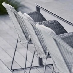 Cane-Line Breeze Gartenstuhl Stahl/Geflecht Light Grey 7 Cane-Line Breeze Gartenstuhl Stahl/Geflecht Light Grey -Gartenmöbelgeschäft cane line breeze gartenstuhl stahl geflecht 1463124 3