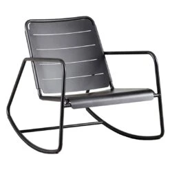 Cane-Line Copenhagen Schaukelstuhl Aluminium Lava Grey -Gartenmöbelgeschäft cane line copenhagen schaukelstuhl aluminium 1463542 2