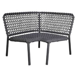 Cane-Line Ocean Ecklounge Aluminium/Rope Dark Grey 13 Cane-Line Ocean Ecklounge Aluminium/Rope Dark Grey -Gartenmöbelgeschäft cane line ocean loungeecke aluminium rope 1480086 5
