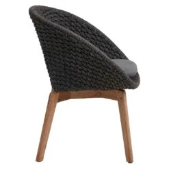 Cane-Line Peacock Gartensessel Teak/Rope Dark Grey/Natur -Gartenmöbelgeschäft cane line peacock gartensessel teak aluminium rope 1465038 3