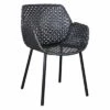 Cane-Line Vibe Gartensessel Stahl/Geflecht Black/Graphite -Gartenmöbelgeschäft cane line vibe loungestuhl stahl geflecht 1465445 1