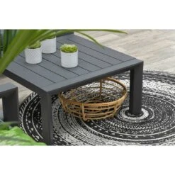 Garden Impressions Zion Ecklounge Aluminium/Polster Carbon Black/Mystic Grey -Gartenmöbelgeschäft garden impressions zion loungeecke aluminium polster 1350143 10