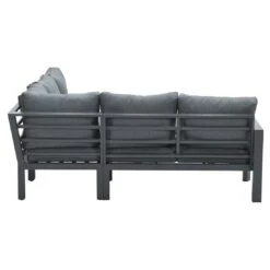 Garden Impressions Zion Ecklounge Aluminium/Polster Carbon Black/Mystic Grey -Gartenmöbelgeschäft garden impressions zion loungeecke aluminium polster 1350143 5