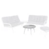 Hartman Casablanca Loungetisch Ø80x47cm Geflecht/Glas Ash White -Gartenmöbelgeschäft hartman casablanca loungetisch o80x47cm geflecht glas ash white 1089201 1