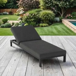 Hartman Eva Gartensofa Aluminium/Sunbrella Carbon Black/Black