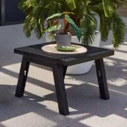 Hartman Ibiza Loungetisch 60x60cm Kunststoff Anthrazit