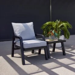 Hartman Ibiza Loungesessel Kunststoff/Olefin Anthrazit/Hellgrau 7 Hartman Ibiza Loungesessel Kunststoff/Olefin Anthrazit/Hellgrau -Gartenmöbelgeschäft hartman ibizia loungesessel kunststoff olefin 1394330 3