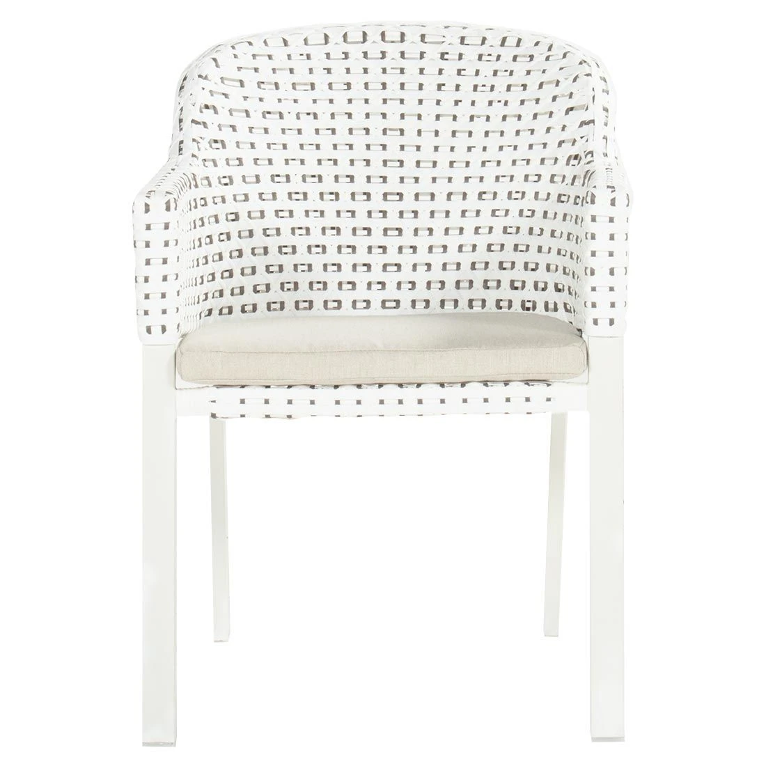 Hartman Kelly Gartensessel Aluminium/Rope Weiß/Moccacino 4 Hartman Kelly Gartensessel Aluminium/Rope Weiß/Moccacino – Bild 2