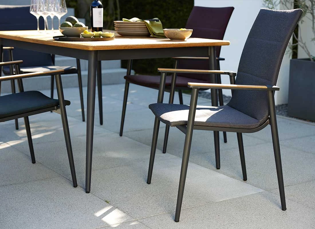 Interliving 7001 Hochlehner Aluminium/Textilene Anthrazit/Grau 6 Interliving 7001 Hochlehner Aluminium/Textilene Anthrazit/Grau – Bild 4