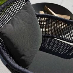 Interliving 7002 Armlehnstuhl Aluminium/Rope/Olefin Anthrazit/Grau -Gartenmöbelgeschäft interliving catona armlehnstuhl aluminium rope olefin 1447933 3