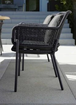 Interliving 7002 Armlehnstuhl Aluminium/Rope/Olefin Anthrazit/Grau -Gartenmöbelgeschäft interliving catona armlehnstuhl aluminium rope olefin 1447933 5