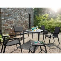 Kettler Basic Plus Relaxsessel Aluminium/Textilene Anthrazit/Anthrazit -Gartenmöbelgeschäft kettler basicplus relaxsessel anthrazit anthrazit 0301216 7000 2