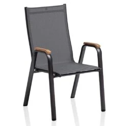 Kettler Cirrus Stapelsessel Aluminium/Outdoorgewebe Anthrazit/Anthrazit-Grau -Gartenmöbelgeschäft kettler cirrus stapelsessel aluminium outdoorgewebe anthrazit anthrazit grau 1287454 1