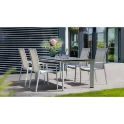 Kettler Diamond Gartentisch-Gestell 220x95 Cm Aluminium Silber -Gartenmöbelgeschäft kettler diamond tischgestell 220x95 cm edelstahl silber 1183658 5