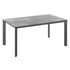 Kettler Edge Gartentisch 220x95cm Aluminium/HPL Anthrazit/Silbergrau