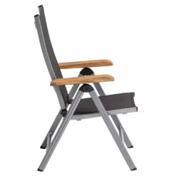 Kettler Granada Klappsessel Aluminium/Textilene Silber/Anthrazit -Gartenmöbelgeschäft kettler granada klappsessel aluminium textilene 4