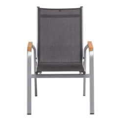 Kettler Granada Stapelsessel Aluminium/Outdoorgewebe Silber/Anthrazit -Gartenmöbelgeschäft kettler granada stapelsessel aluminium outdoorgewebe 1309586 4