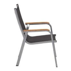 Kettler Granada Stapelsessel Aluminium/Outdoorgewebe Silber/Anthrazit -Gartenmöbelgeschäft kettler granada stapelsessel aluminium outdoorgewebe 1309586 5