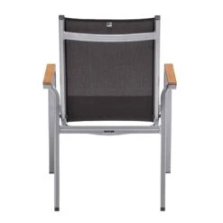 Kettler Granada Stapelsessel Aluminium/Outdoorgewebe Silber/Anthrazit -Gartenmöbelgeschäft kettler granada stapelsessel aluminium outdoorgewebe 1309586 6