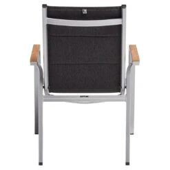 Kettler Granada T Pad Stapelsessel Aluminium/Outdoorgewebe Silber/Anthrazit Meliert -Gartenmöbelgeschäft kettler granada t pad stapelsessel alu outdoorgewebe 1369371 5