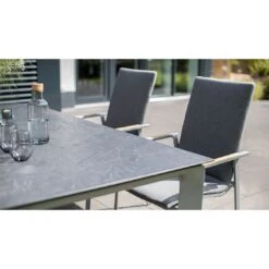 Kettler Gartentisch-Platte HPL 95x95 Cm Jura Anthrazit -Gartenmöbelgeschäft kettler jura hpl tischplatte 95x95 cm 1356248 3