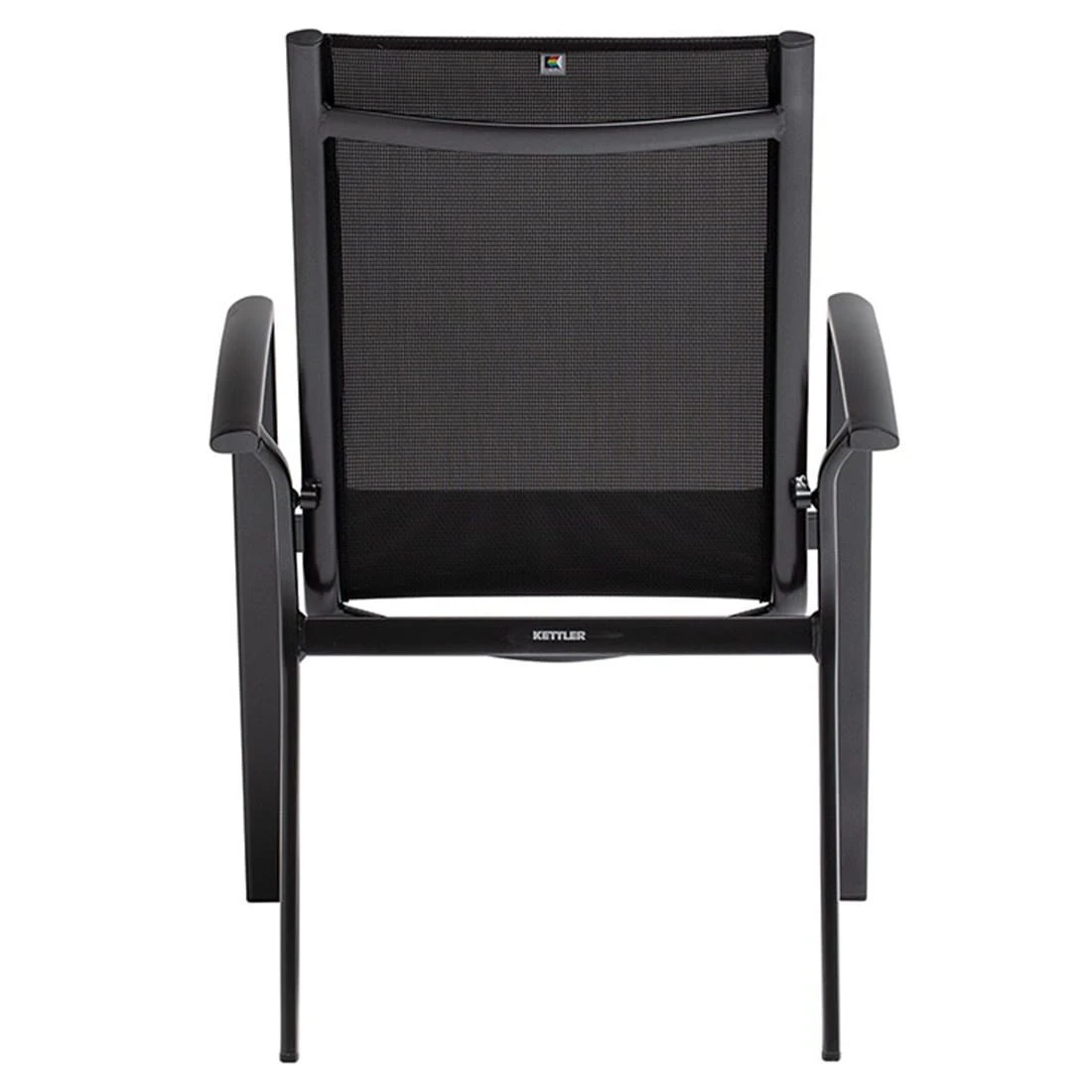 Kettler Legato Curve Stapelsessel Aluminium/Textilene Anthrazit 7 Kettler Legato Curve Stapelsessel Aluminium/Textilene Anthrazit – Bild 5