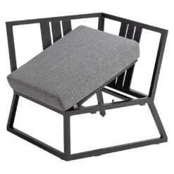 Kettler Ocean Skid Ecklounge 6-tlg. Aluminium/Olefin Anthrazit/Hellgrau Meliert -Gartenmöbelgeschäft kettler ocean skid dininglounge 6 tlg aluminium olefin 1351342 12