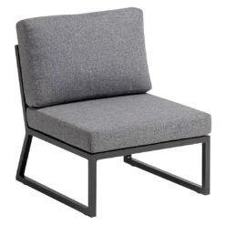 Kettler Ocean Skid Ecklounge 6-tlg. Aluminium/Olefin Anthrazit/Hellgrau Meliert -Gartenmöbelgeschäft kettler ocean skid dininglounge 6 tlg aluminium olefin 1351342 3