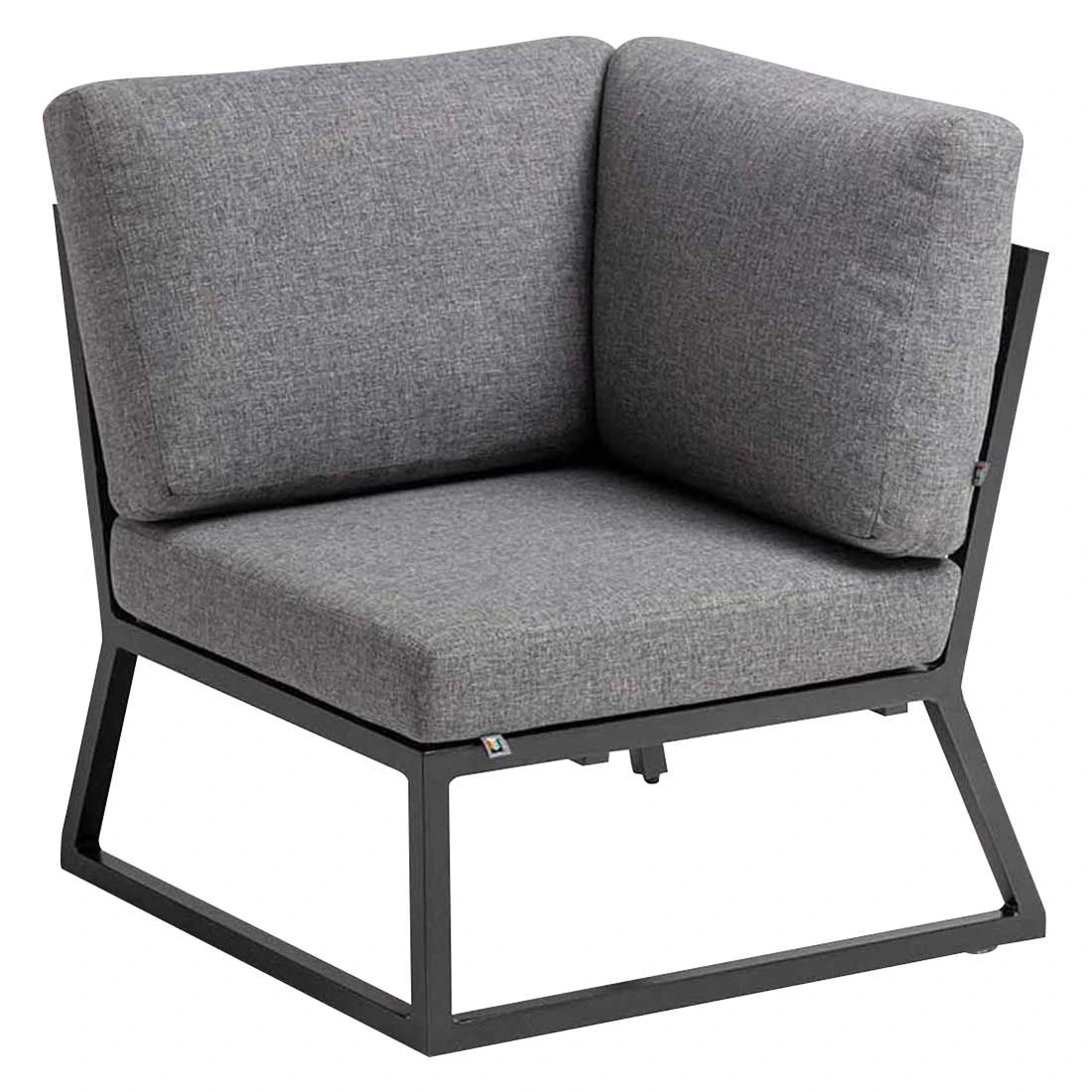 Kettler Ocean Skid Dininglounge 8-tlg. Aluminium/Olefin Anthrazit/Hellgrau Meliert 7 Kettler Ocean Skid Dininglounge 8-tlg. Aluminium/Olefin Anthrazit/Hellgrau Meliert – Bild 5