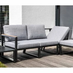 Kettler Ocean Skid Dininglounge 9-tlg. Aluminium/Olefin Anthrazit/Hellgrau -Gartenmöbelgeschäft kettler ocean skid dininglounge 8 tlg anthrazit hellgrau 1309905 6