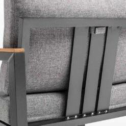 Kettler Ocean Skid Dininglounge 9-tlg. Aluminium/Olefin Anthrazit/Hellgrau -Gartenmöbelgeschäft kettler ocean skid dininglounge 8 tlg anthrazit hellgrau 1309905 9