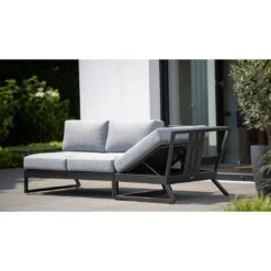 Kettler Ocean Skid Platform Ecklounge 6-tlg. Aluminium/Olefin Anthrazit -Gartenmöbelgeschäft kettler ocean skid loungeset 6 tlg mit loungetisch 1393527 3