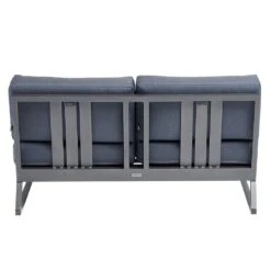 Kettler Ocean Skid Platform 2-Sitzersofa Aluminium/Agora Anthrazit Matt/Brisa -Gartenmöbelgeschäft kettler ocean skid platform 2 sitzersofa aluminium acryl 1438330 6