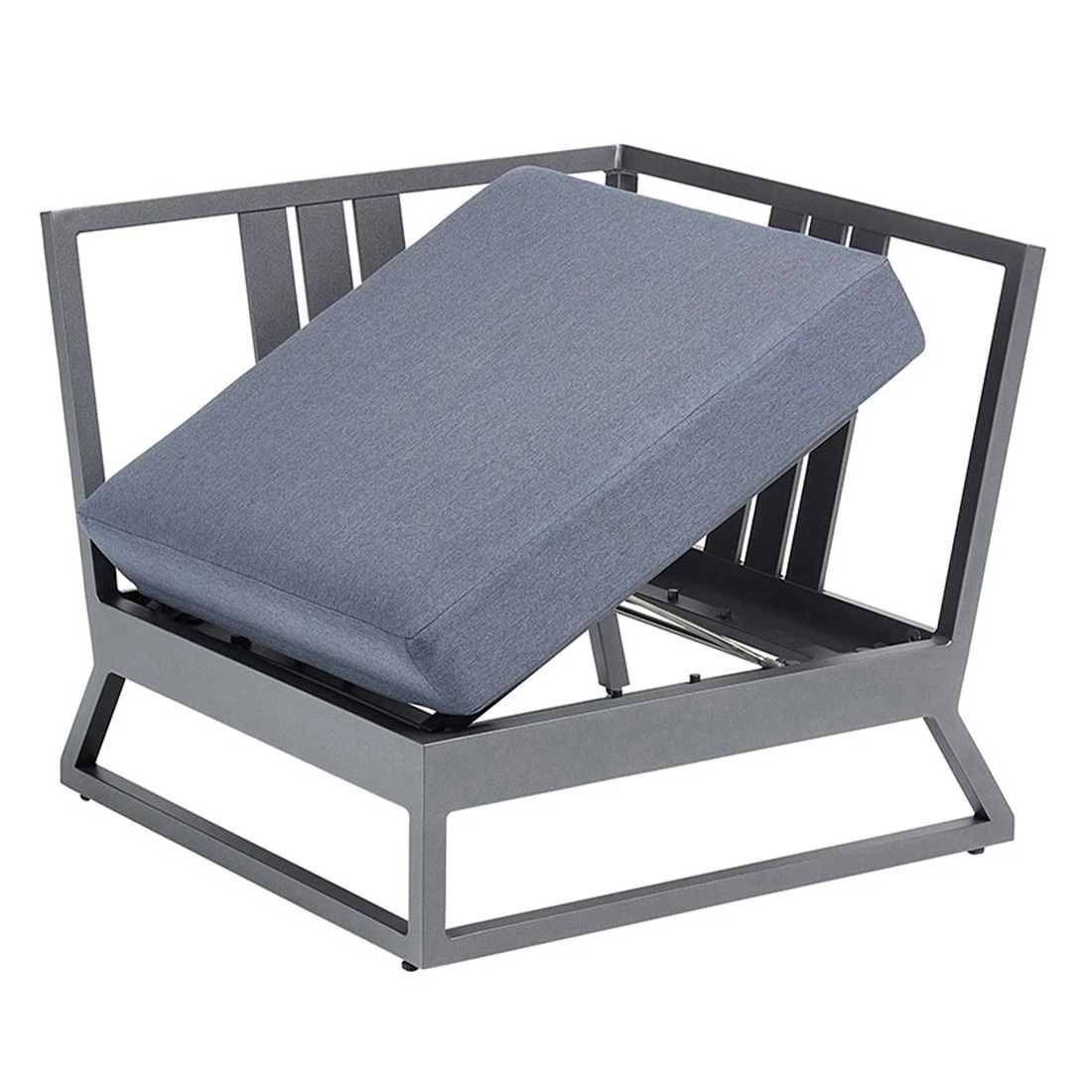 Kettler Ocean Skid Platform Eck-/Endmodul Aluminium/Agora Anthrazit Matt/Brisa 11 Kettler Ocean Skid Platform Eck-/Endmodul Aluminium/Agora Anthrazit Matt/Brisa – Bild 9