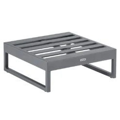 Kettler Ocean Skid Platform Hocker Aluminium/Agora Anthrazit Matt/Brisa -Gartenmöbelgeschäft kettler ocean skid platform hocker aluminium acryl 1438396 3