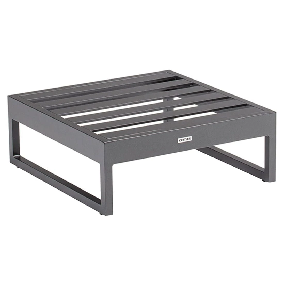 Kettler Ocean Skid Platform Loungehocker Aluminium/Olefin Anthrazit/Hellgrau Meliert 6 Kettler Ocean Skid Platform Loungehocker Aluminium/Olefin Anthrazit/Hellgrau Meliert – Bild 4