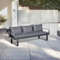 Kettler Rasmus Modular Gartensofa Aluminium/Polyester Anthrazit/Graphit