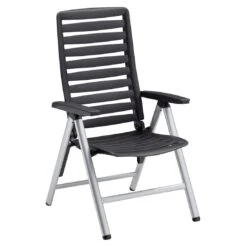 Kettler Wave Klappsessel Aluminium/Kunststoff Silber/Anthrazit -Gartenmöbelgeschäft kettler wave multipositionssessel silber anthrazit 0302001 0000 1
