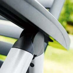 Kettler Wave Klappsessel Aluminium/Kunststoff Silber/Anthrazit -Gartenmöbelgeschäft kettler wave multipositionssessel silber anthrazit 0302001 0000 10