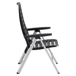 Kettler Wave Klappsessel Aluminium/Kunststoff Silber/Anthrazit -Gartenmöbelgeschäft kettler wave multipositionssessel silber anthrazit 0302001 0000 4