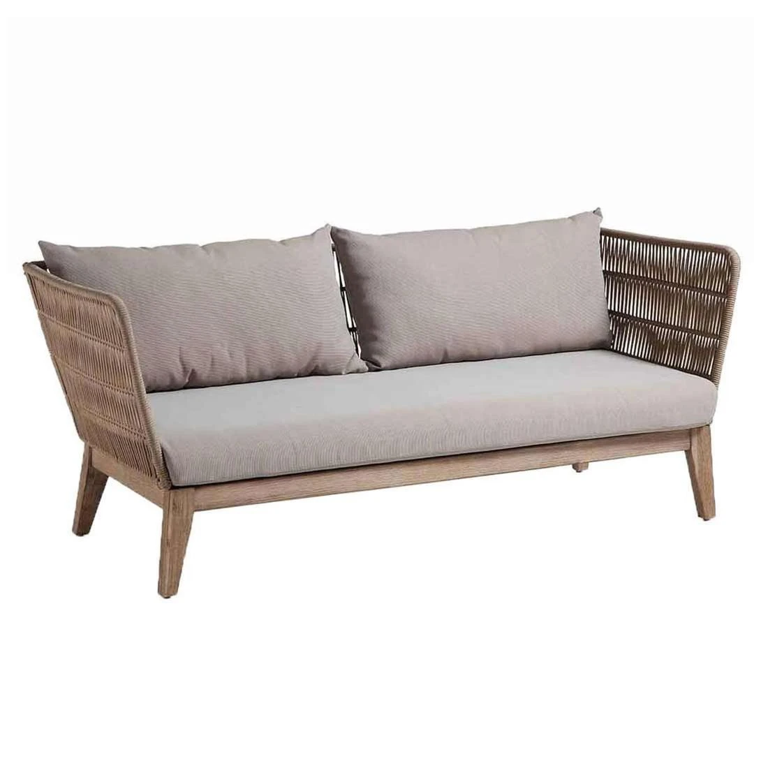 La Forma Belleny Gartensofa Eukalyptus/Rope Inklusive Kissen Beige 4 La Forma Belleny Gartensofa Eukalyptus/Rope Inklusive Kissen Beige – Bild 2