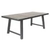 LC Garden Bailado Gartentisch 200x100cm Aluminium/Keramik Anthrazit/Braun