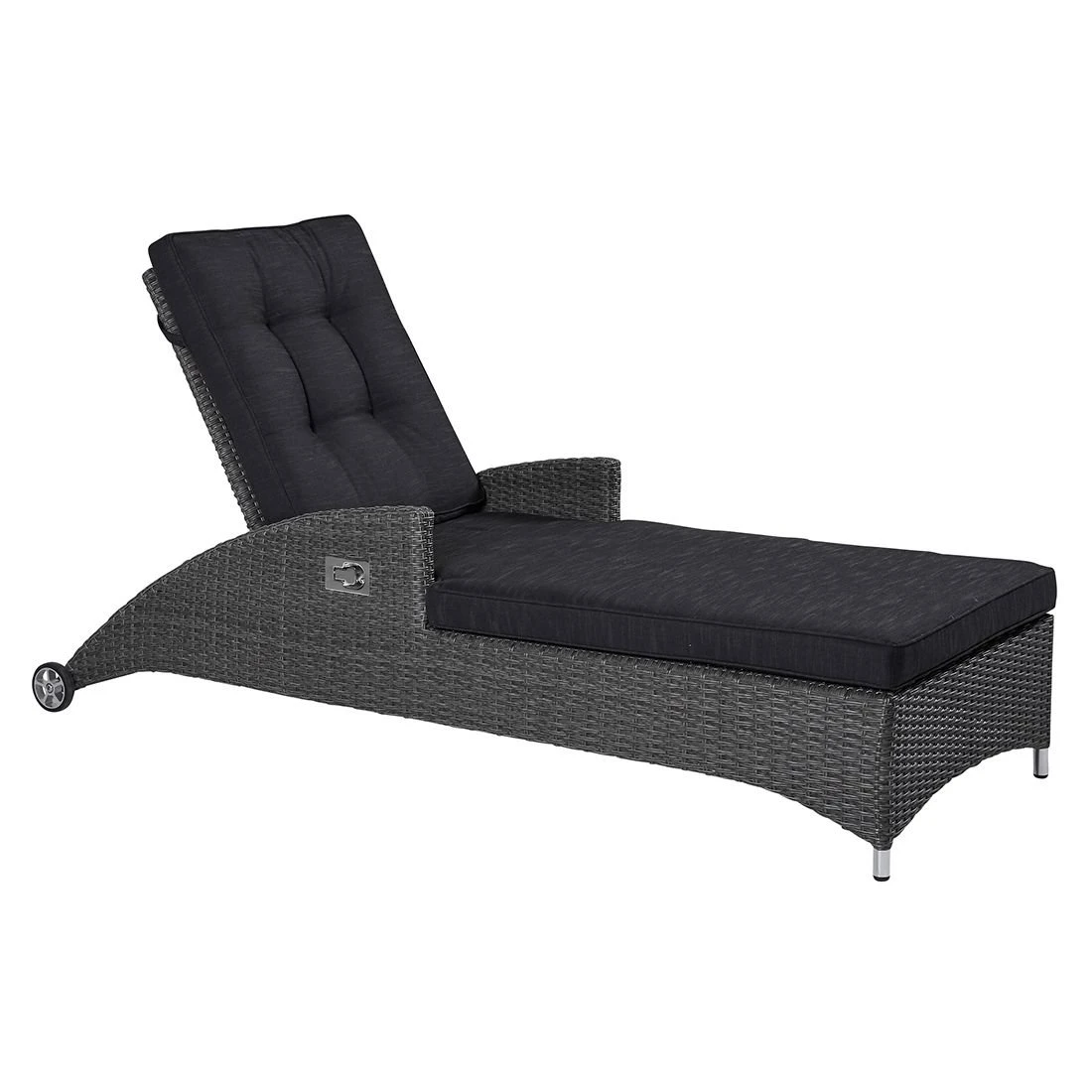 LC Garden Barcelona Gartenliege Aluminium/Geflecht Silber/Grau Mix 3 LC Garden Barcelona Gartenliege Aluminium/Geflecht Silber/Grau Mix