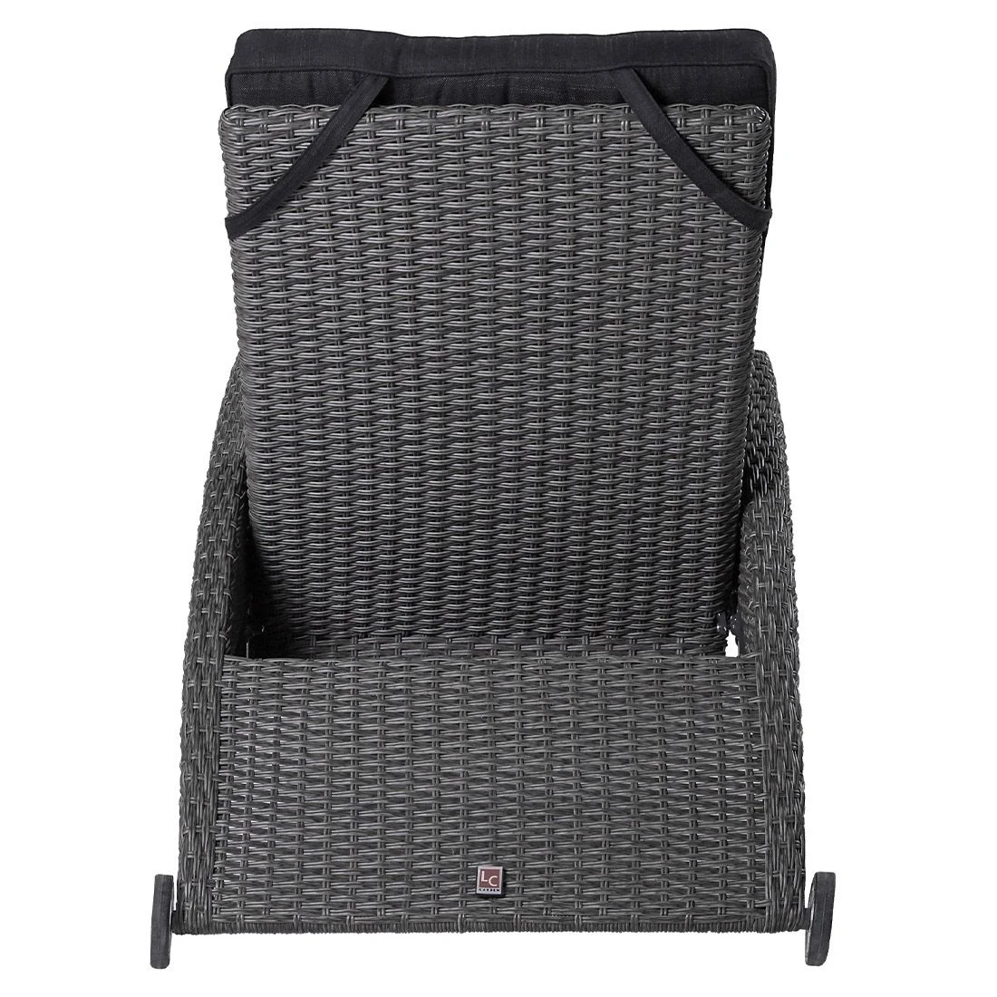 LC Garden Barcelona Gartenliege Aluminium/Geflecht Silber/Grau Mix 6 LC Garden Barcelona Gartenliege Aluminium/Geflecht Silber/Grau Mix – Bild 4