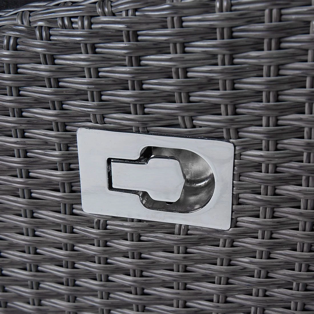 LC Garden Barcelona Gartenliege Aluminium/Geflecht Silber/Grau Mix 8 LC Garden Barcelona Gartenliege Aluminium/Geflecht Silber/Grau Mix – Bild 6