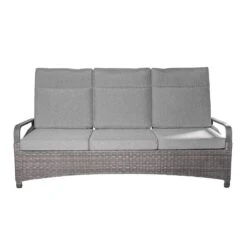 LC Garden Komido Gartensofa Aluminium/Geflecht Anthrazit/Omega Braun 8 LC Garden Komido Gartensofa Aluminium/Geflecht Anthrazit/Omega Braun -Gartenmöbelgeschäft lc garden komido 3 sitzersofa geflecht polster omega braun grau 1248195 3