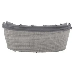 LC Garden Parma Loungeinsel Inkl. Kissen Geflecht White Grey -Gartenmöbelgeschäft lc garden parma loungeinsel oval inkl kissen geflecht 1345204 4