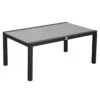 LC Garden Sondrino Couchtisch 100x60cm Aluminium/Glaskeramik Schwarz Matt/Beton -Gartenmöbelgeschäft lc garden sondrino couchtisch 100x60cm aluminium glaskeramik 1433589 1